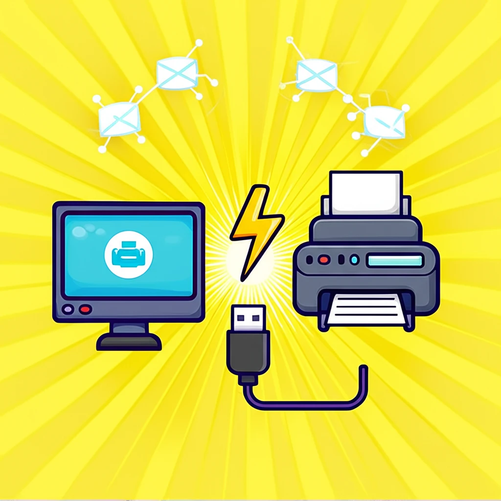 프린터 연결 고민 끝 공유기 없이 인