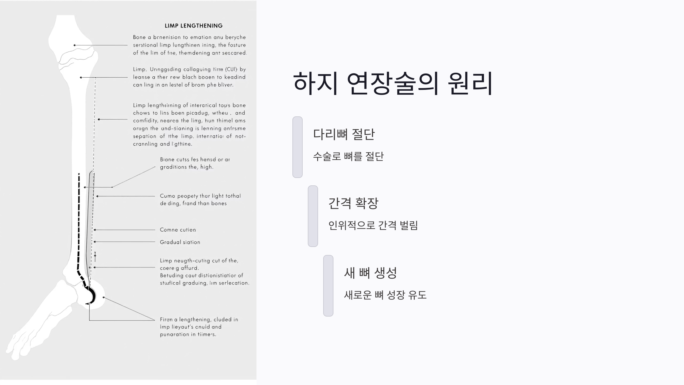 키크는수술이란? 하지 연장술의 원리와 배경