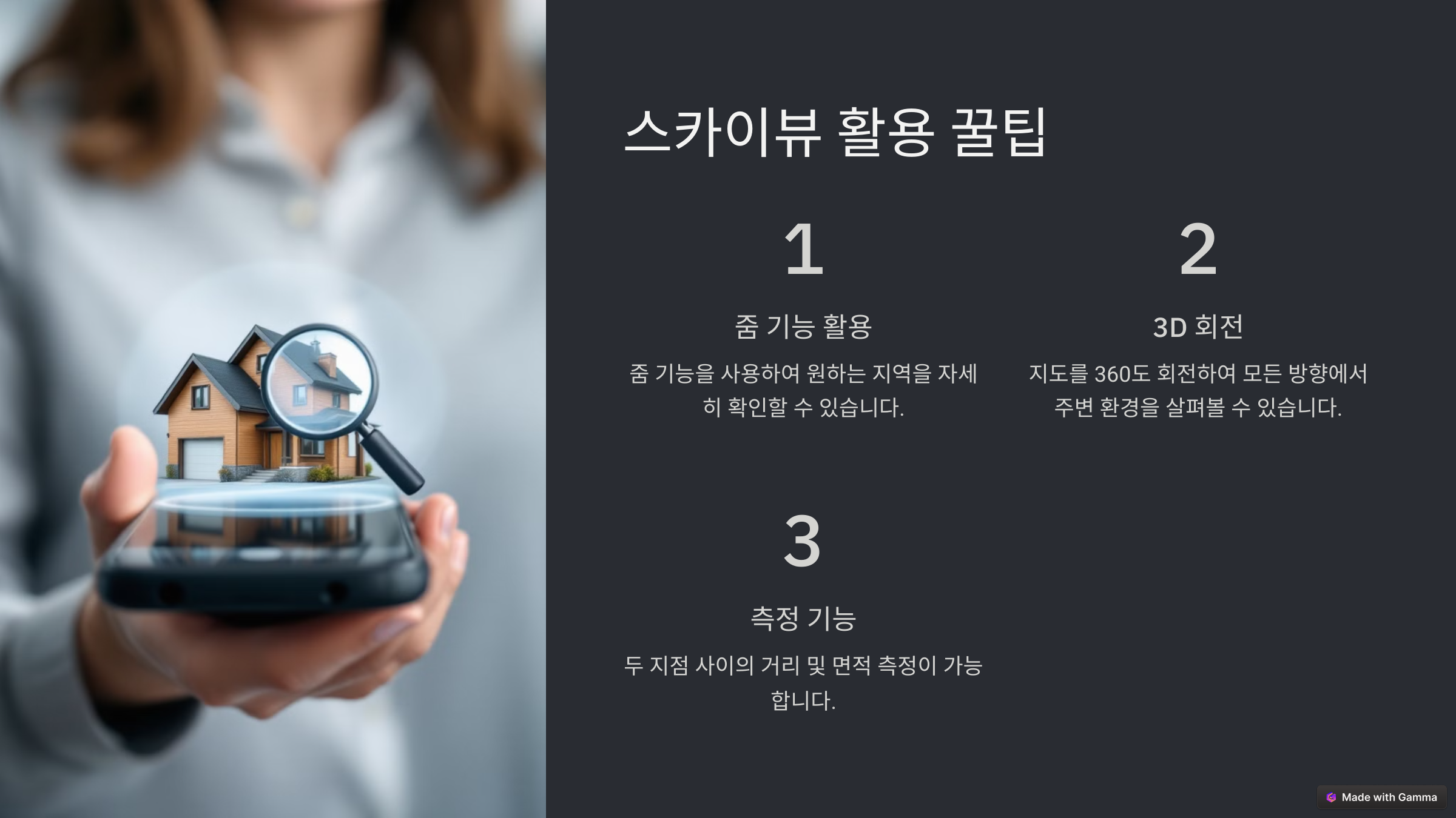 스카이뷰 활용 꿀팁