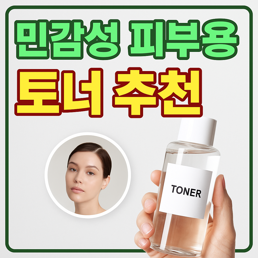 민감성 피부용 토너 추천
