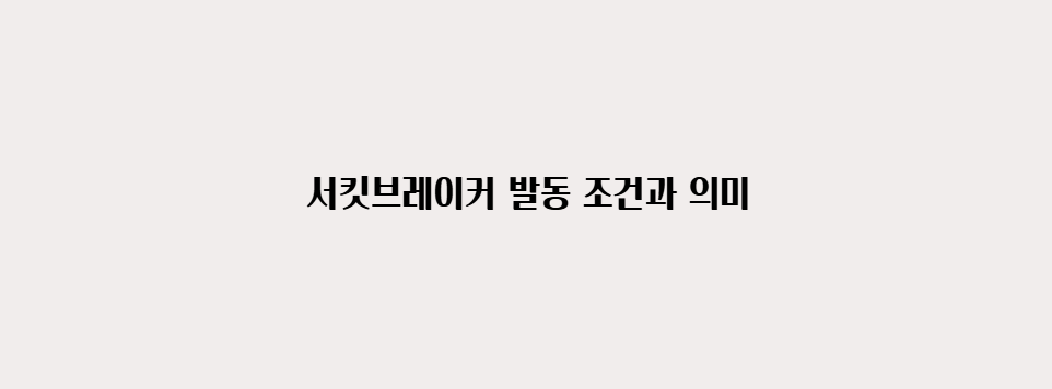 서킷브레이커