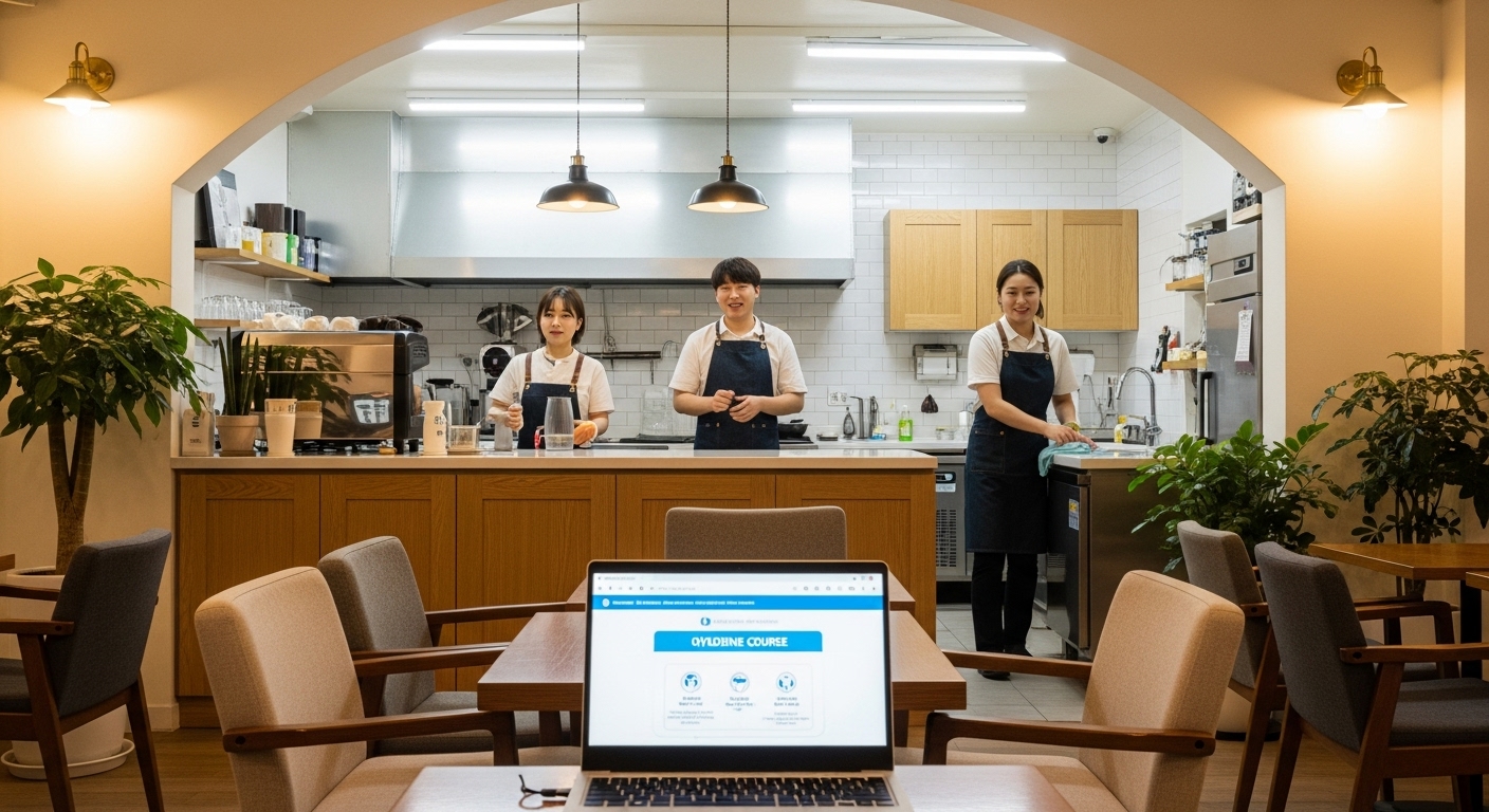 카페창업&amp;#44; 위생교육&amp;#44; 온라인위생교육