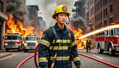 소방공무원 이미지