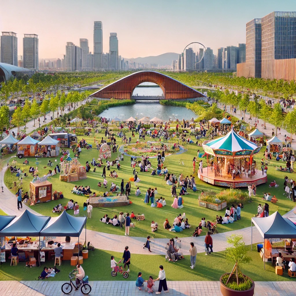 해외에서 열리는 한글날 행사 ai 이미지