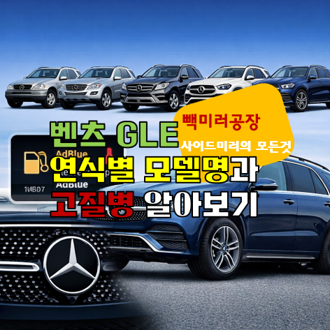 벤츠 GLE 연식별 모델명과 고질병 알아보기