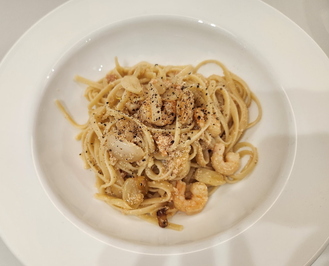 새우 명란 파스타