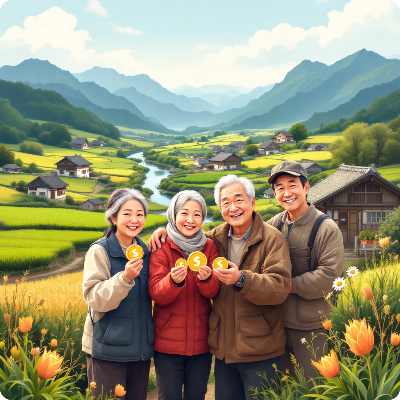 청양군 농어촌 기본소득 이미지