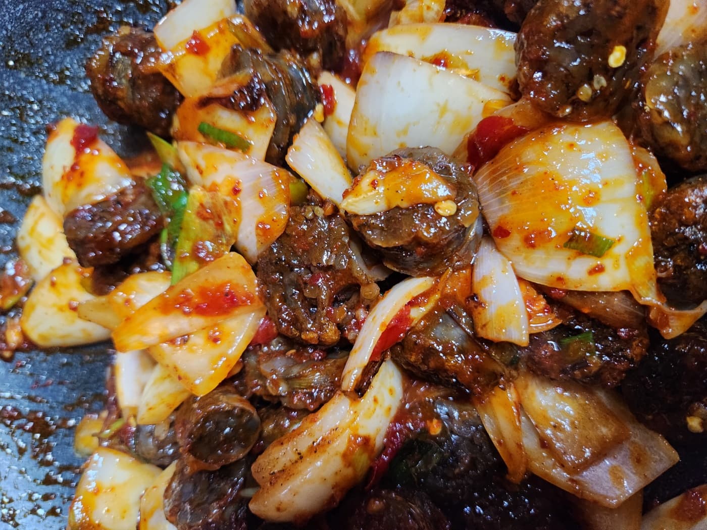 야채순대볶음래시피