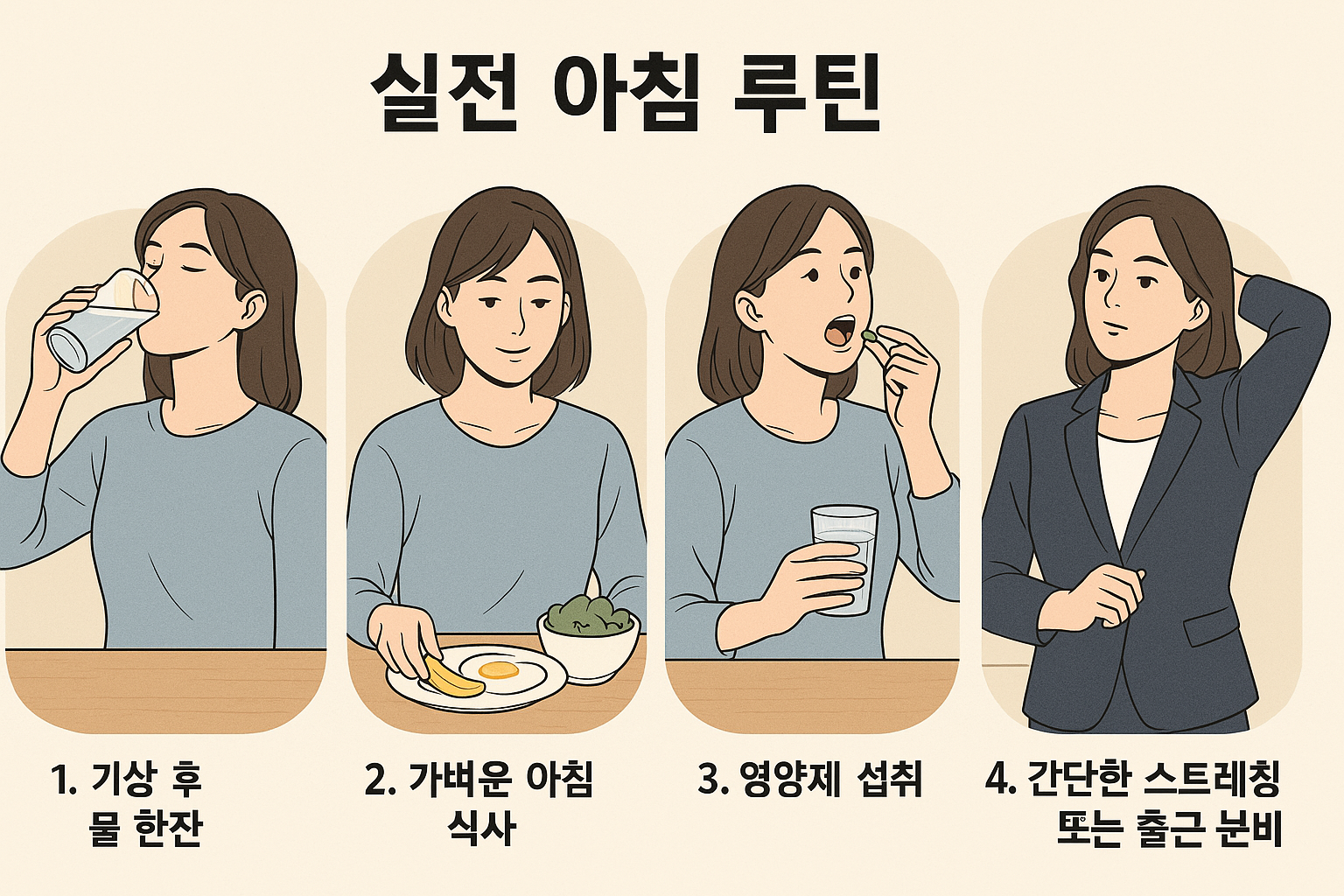 아침실전루틴예시