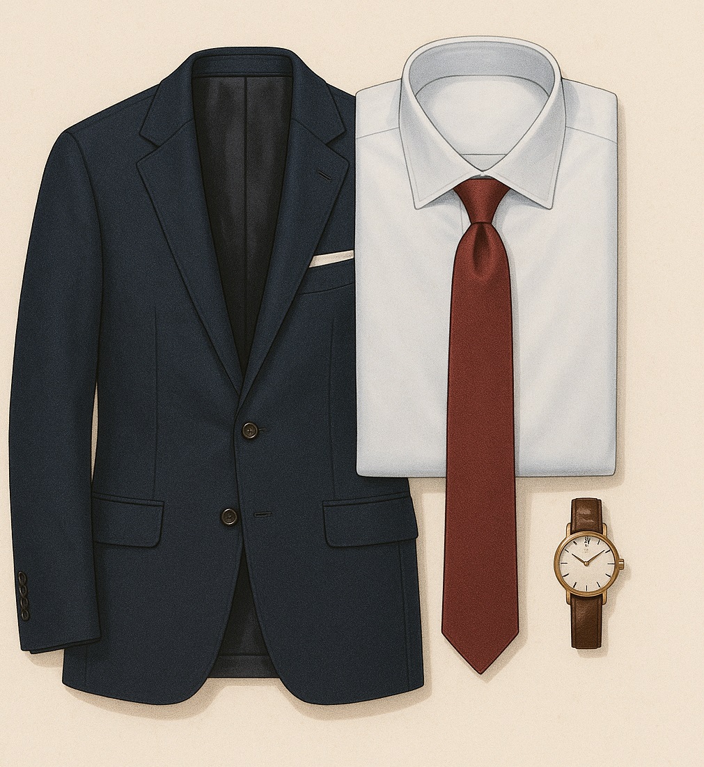 윈저 매듭 스타일링