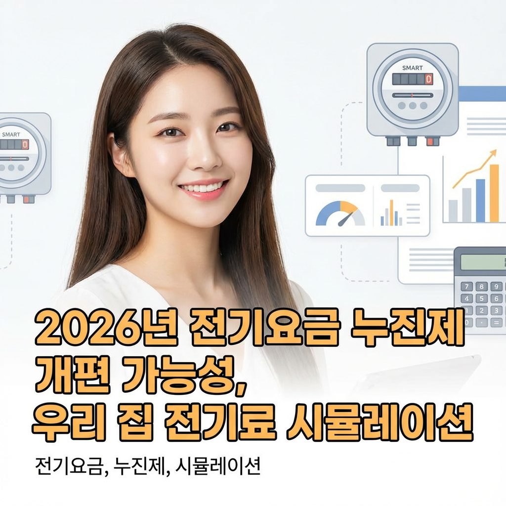 2026년 전기요금 누진제 개편 가능성, 우리 집 전기료 시뮬레이션