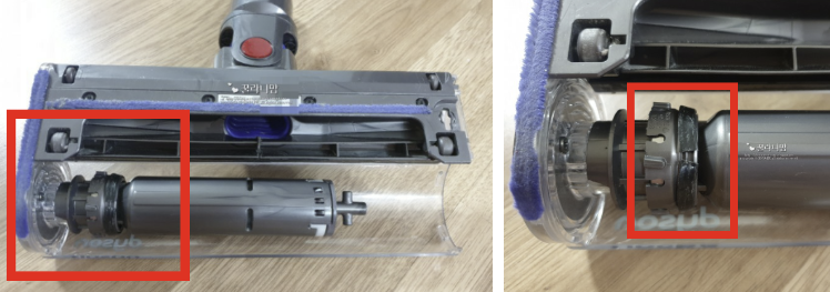 다이슨 V8 브러쉬 파손