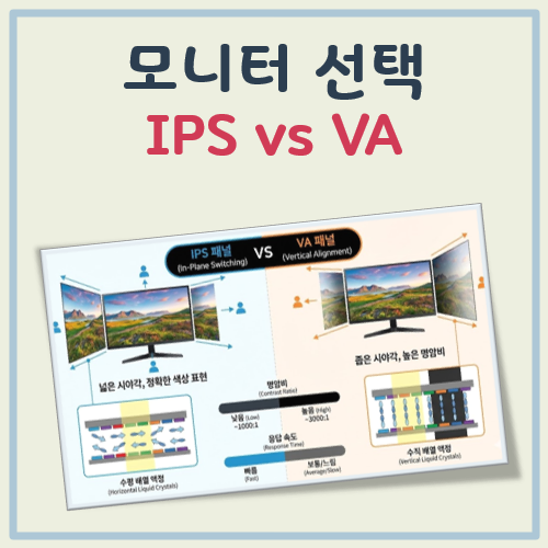 모니터 IPS VA 대표 이미지