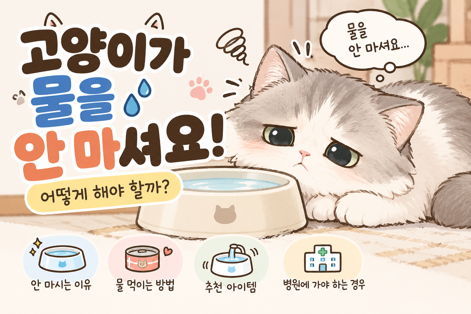 고양이 음수량