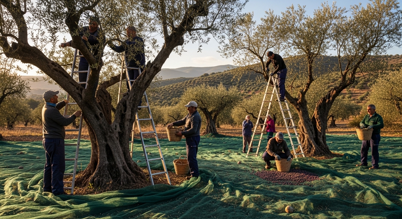 온난화 이전과 이후, 올리브 생산 변화