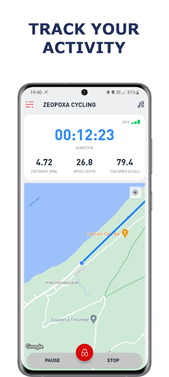 자전거 측정기 앱, 사이클링 거리, 시간, 속도 측정하기, 자전거를 탄 노선보기