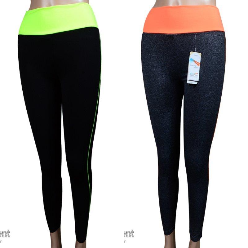 뉴리웹 9부팬츠 검정-체리핑크 레깅스팬츠 필라테스레깅스