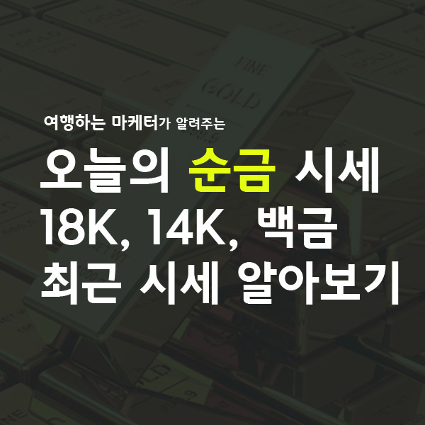 순금백금오늘의금시세