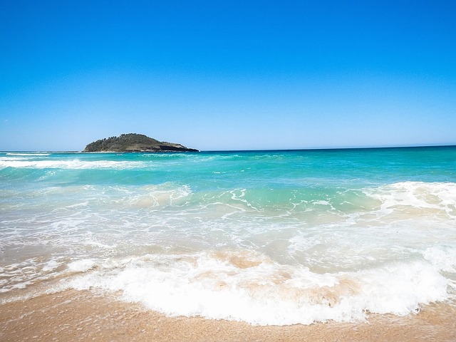 호주 울라둘라 비공식 절벽 바다