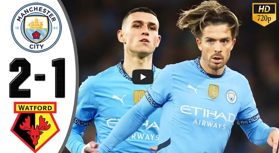 맨시티 왓포드 하이라이트 영상