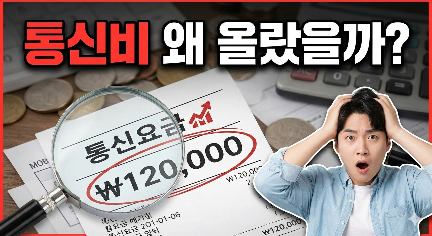 통신비 인상, 요금은 그대로인데 왜 더 나오는 걸까