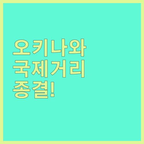 오키나와 국제거리 숙소 베스트 4 신..