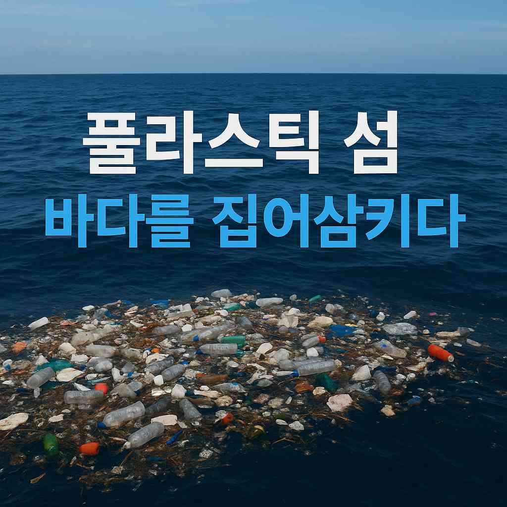 해양 플라스틱 쓰레기 문제와 '플라스틱 섬'의 실태