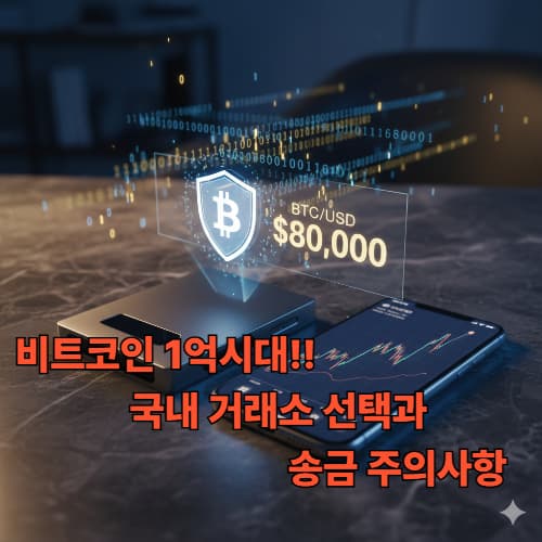 비트코인 1억 시대, 안전한 국내 거래소 선택과 송금 주의사항