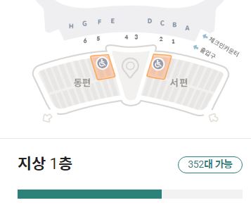 제2여객터미널 단기주차 가능대수
