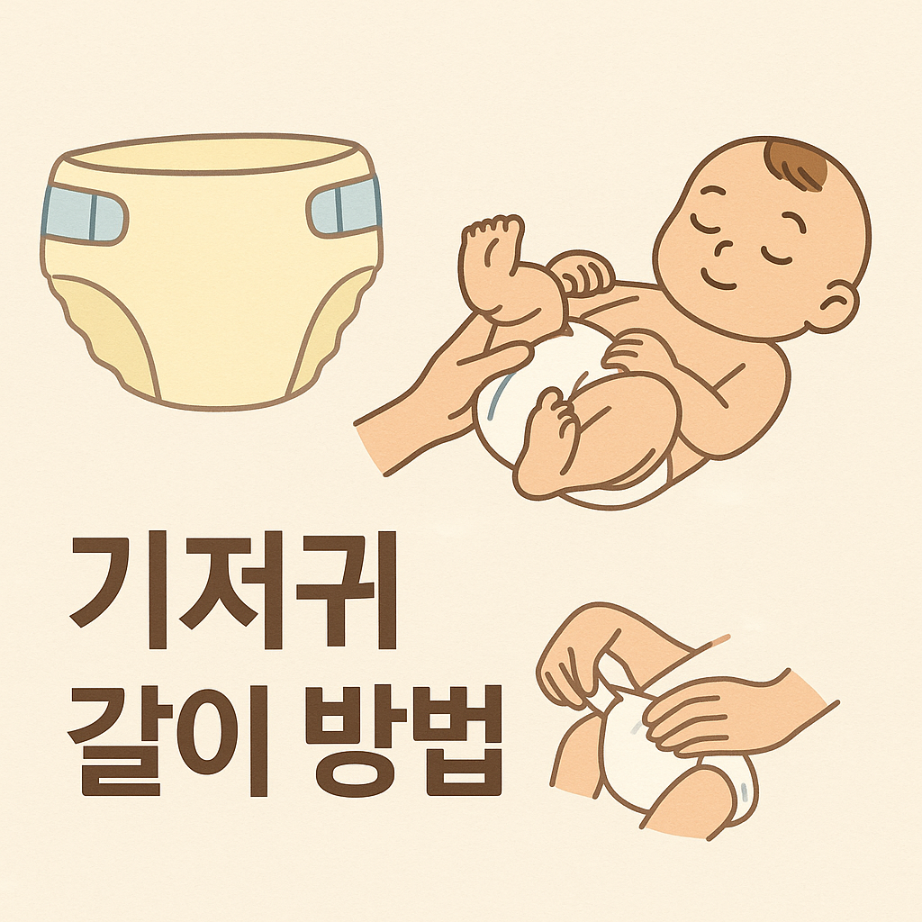 초보 부모 필독! 아기 기저귀 갈이 방법 A to Z