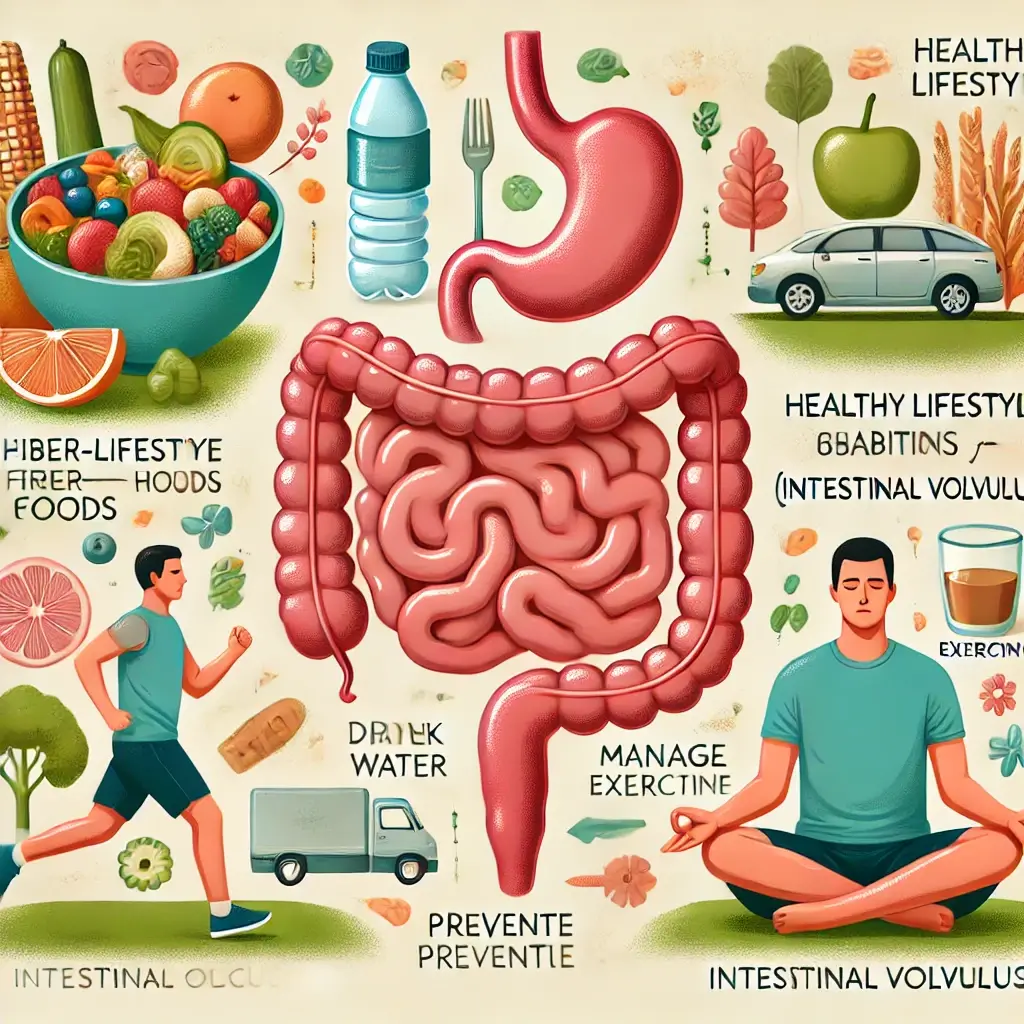 장 꼬임에 좋은 습관