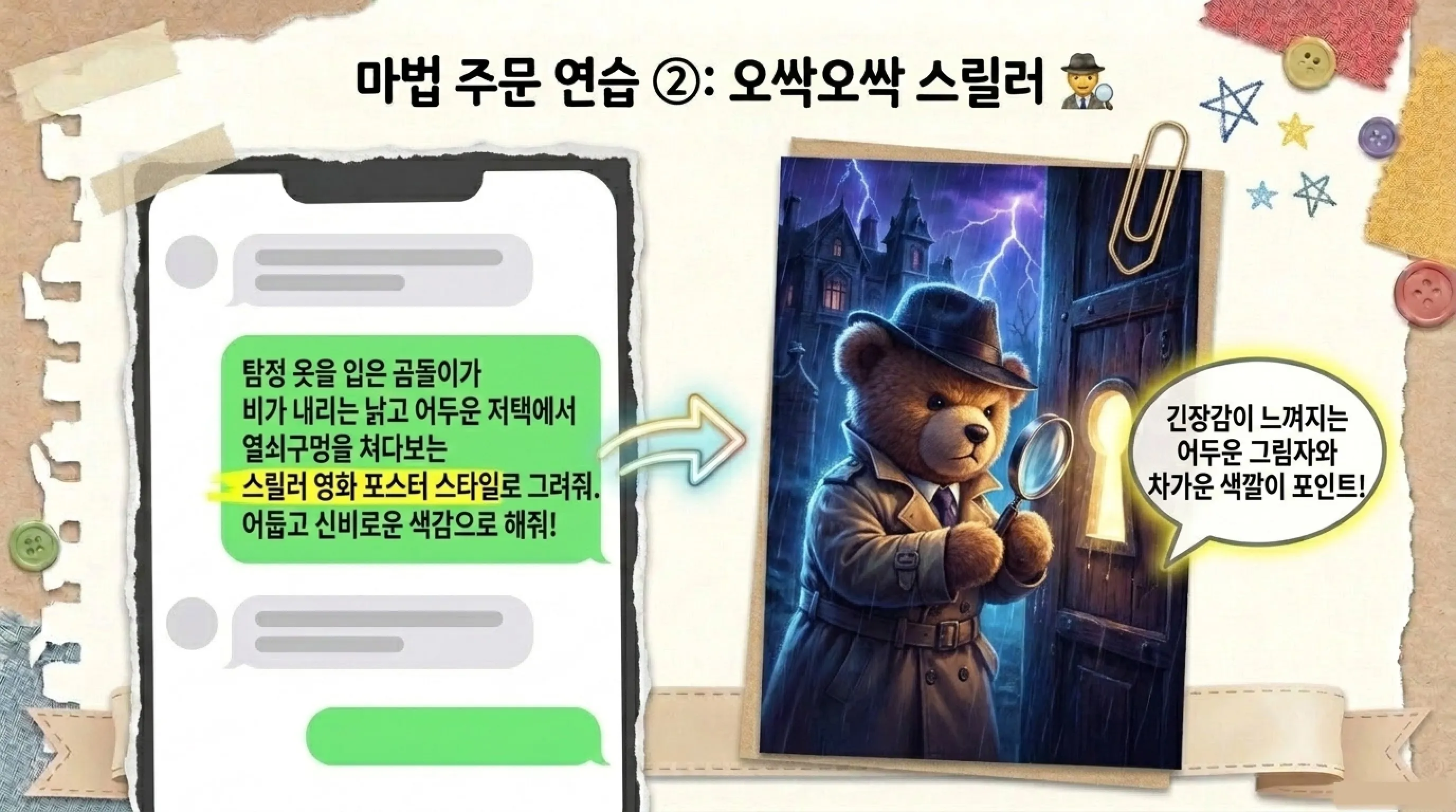 ChatGPT로 나만의 멋진 영화 포스터 만들기 스릴러 영화