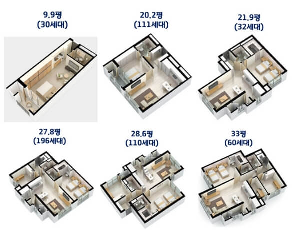 고창실버타운실제평당구조