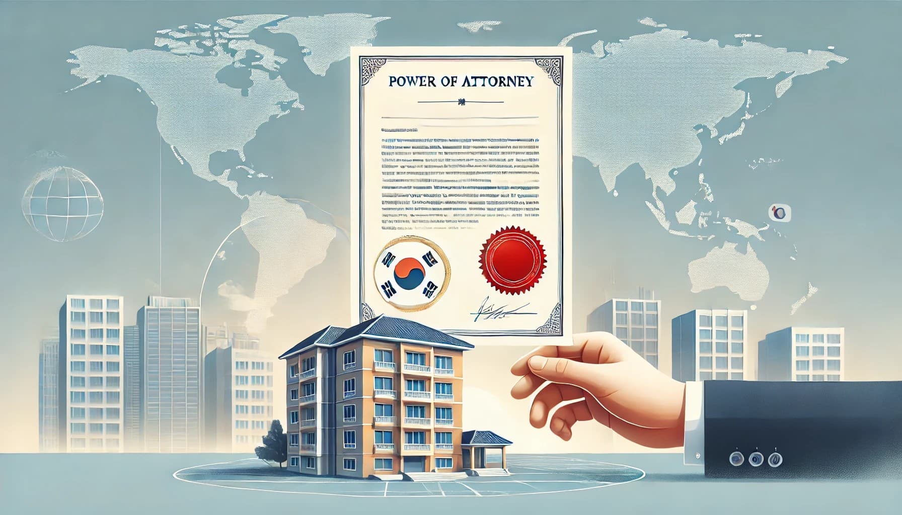 해외 거주자 위임장 설명 이미지