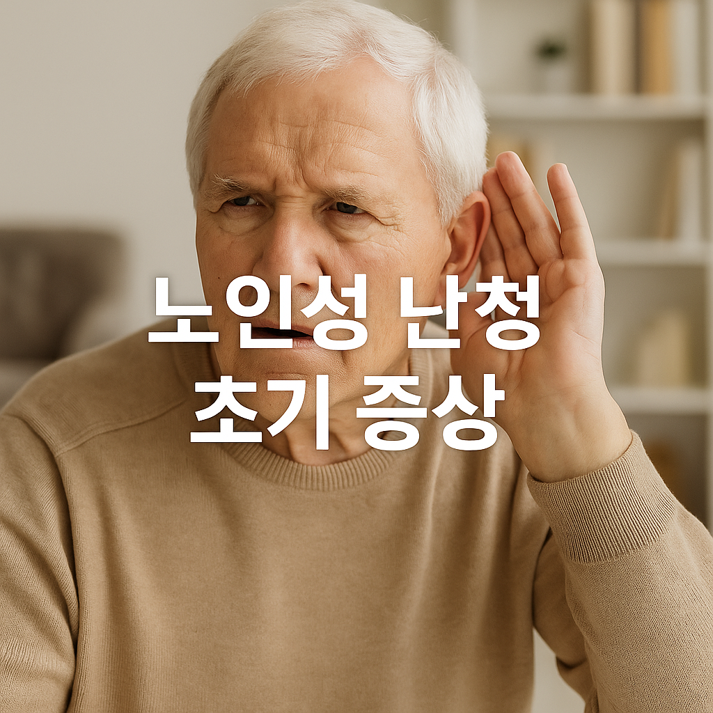 시니어 필수 확인 👵 노인성 난청 초기증상과 관리법 총정리