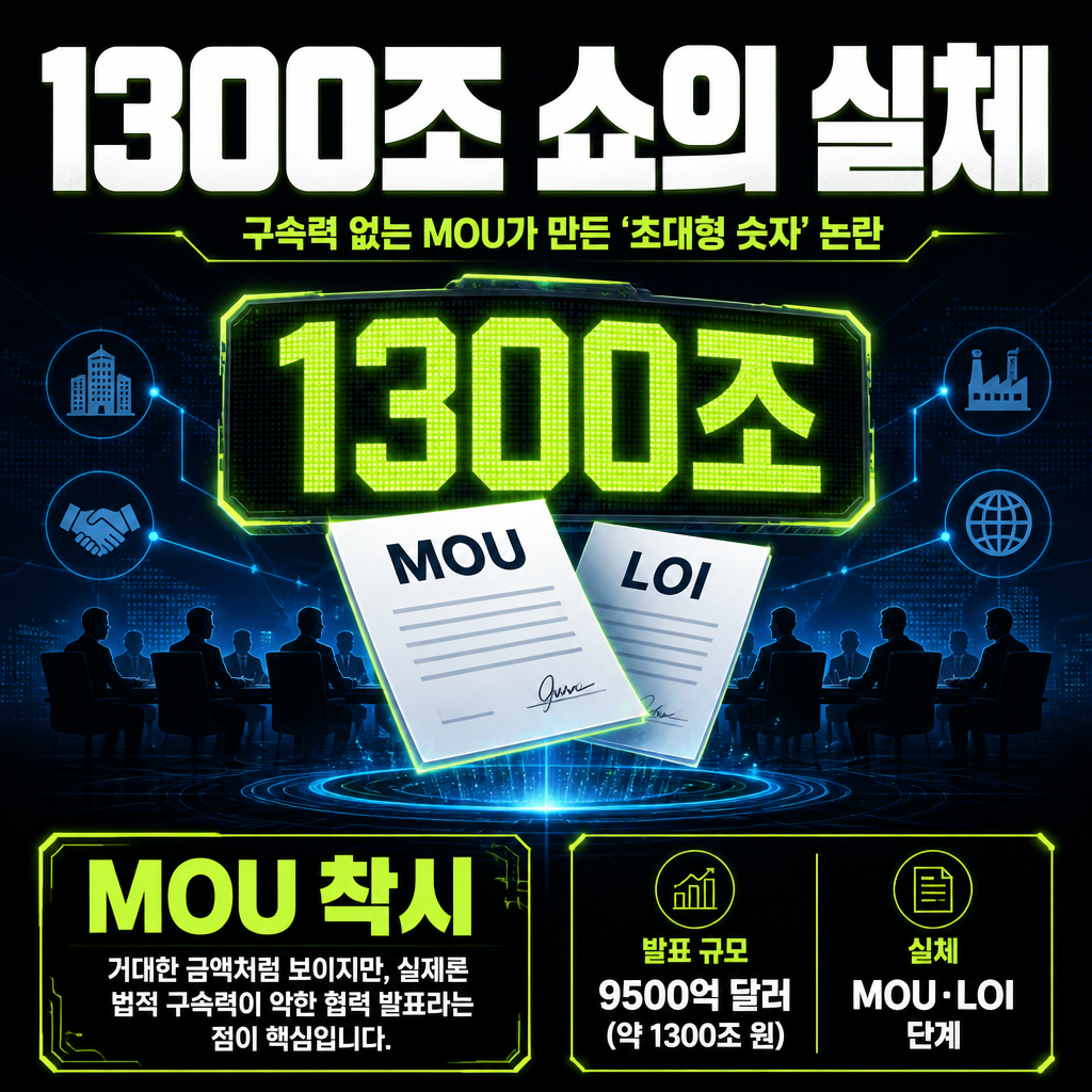 1300조 쇼의 실체