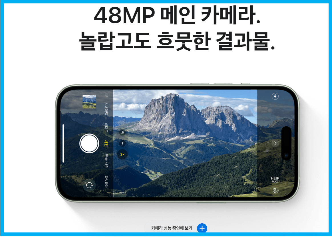 아이폰 15 카메라