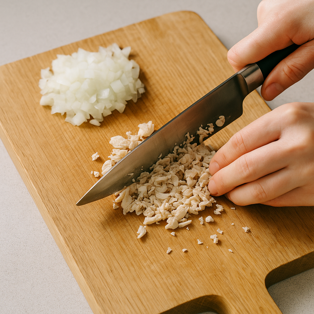 2️⃣ 재료 다지기