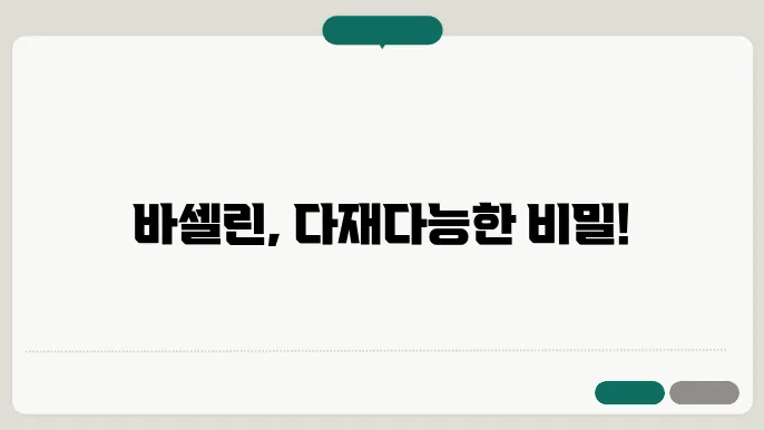 바셀린의 효능