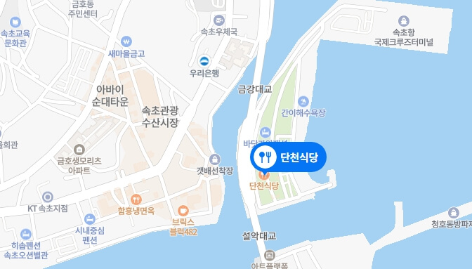 단천식당-지도