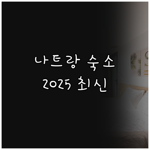 2025 나트랑 호텔 추천.. 가성비..