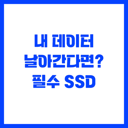 소중한 데이터 안전하게 지키는 외장 ..