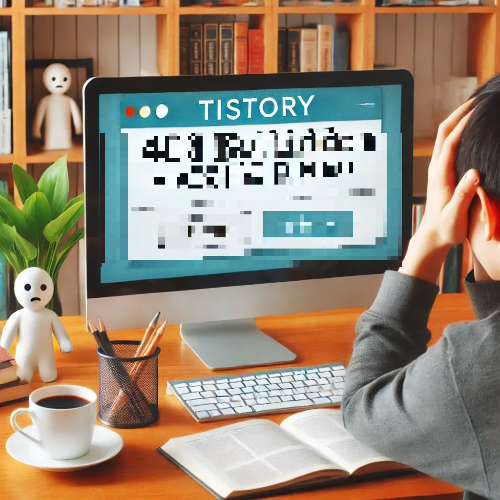 티스토리-서치콘솔-오류