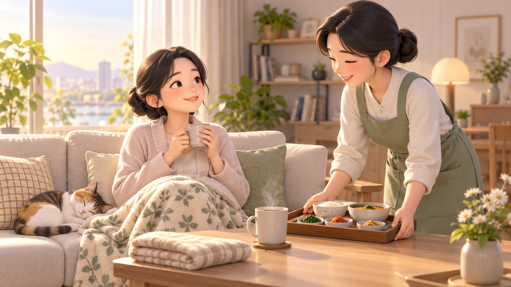 마무리 회복한 일상