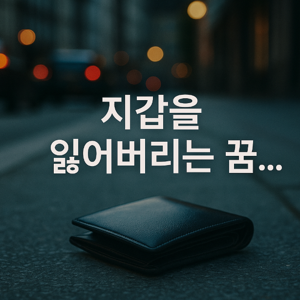 지갑을 잃어버리는 꿈