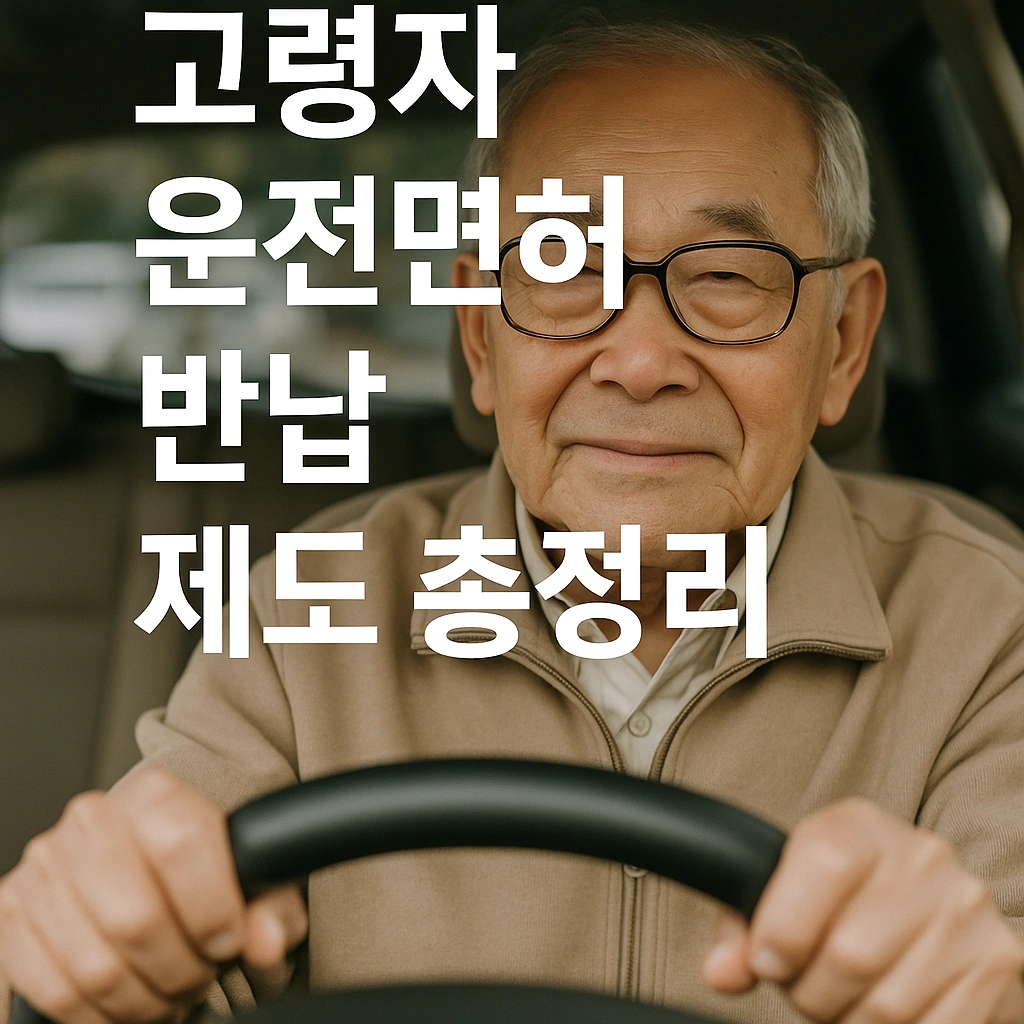 고령자 운전면허 반납 제도