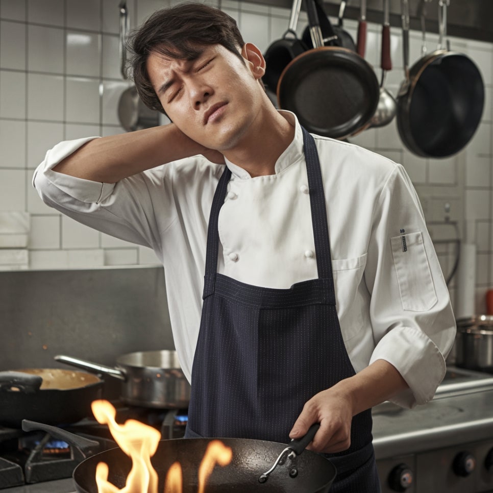 하루 종일 서 있는 직업의 다리 부종과 통증 해결법