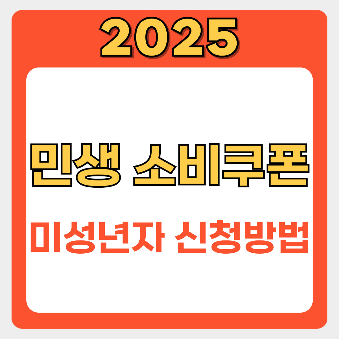 민생지원 소비쿠폰,