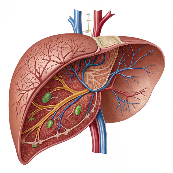 건강한 간을 나타내어 주는 이미지