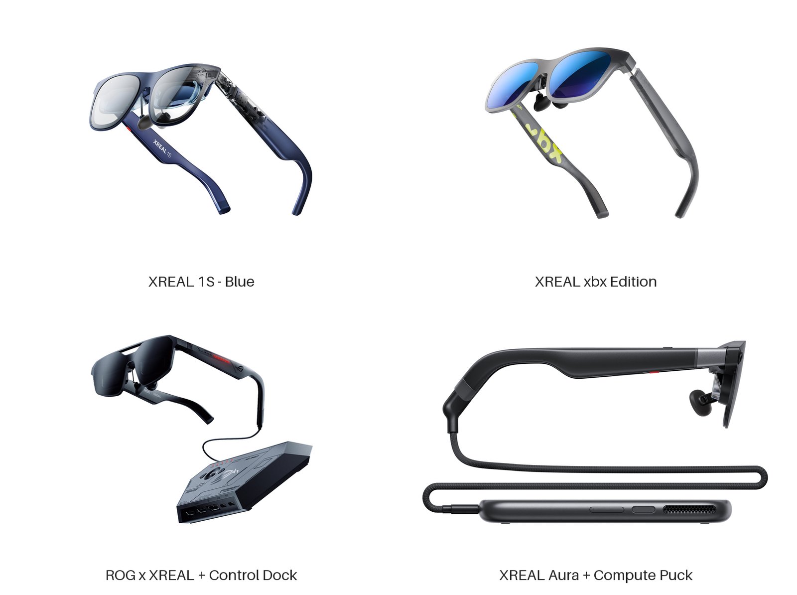 XREAL 1S 블루 xbx 에디션 ROG 에디션 Aura 디자인